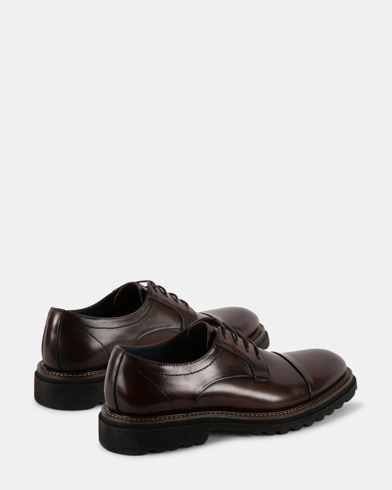 KNITTE BROWN LEATHER - Men's Shoes - Steve Madden Canada