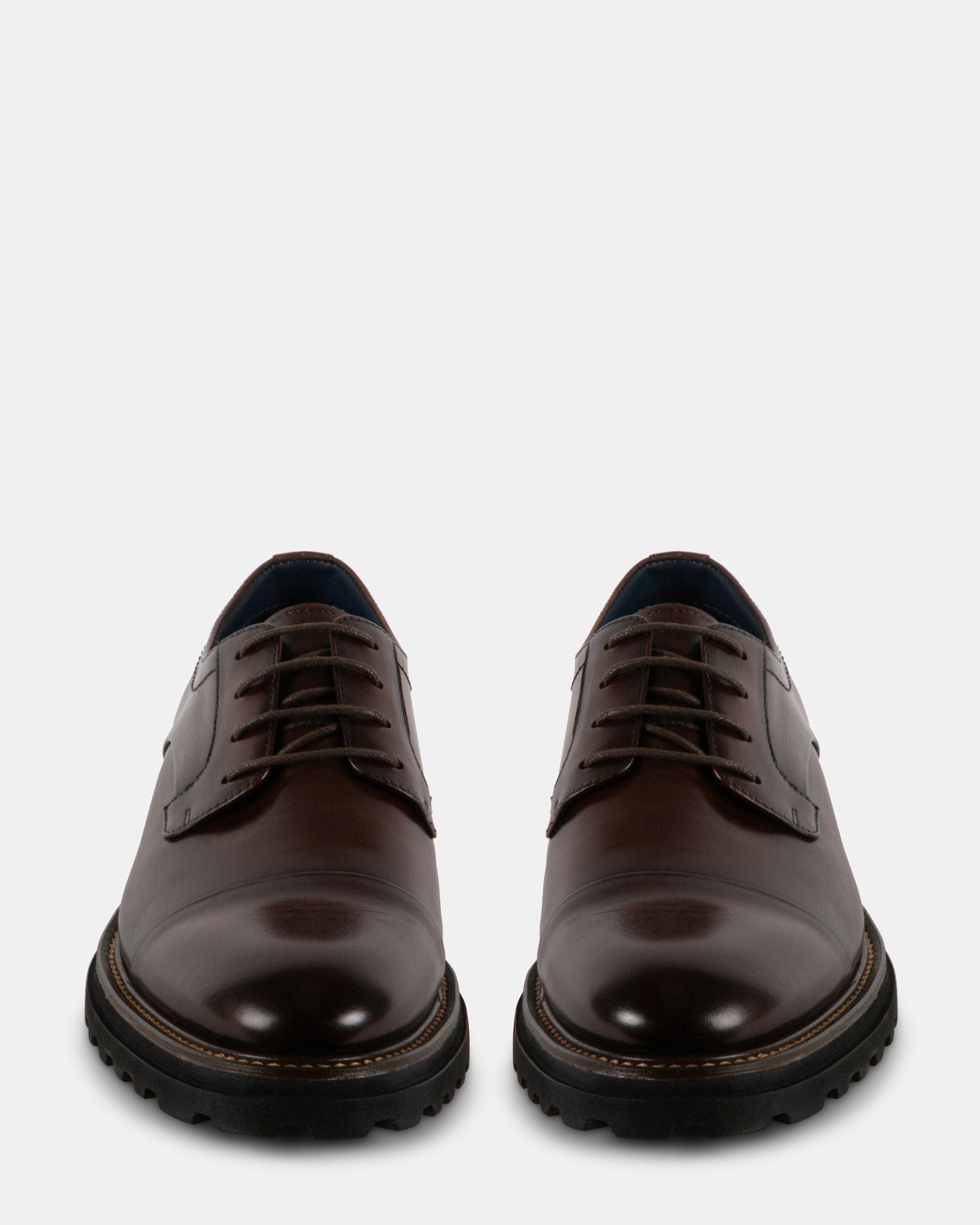 KNITTE BROWN LEATHER - Men's Shoes - Steve Madden Canada