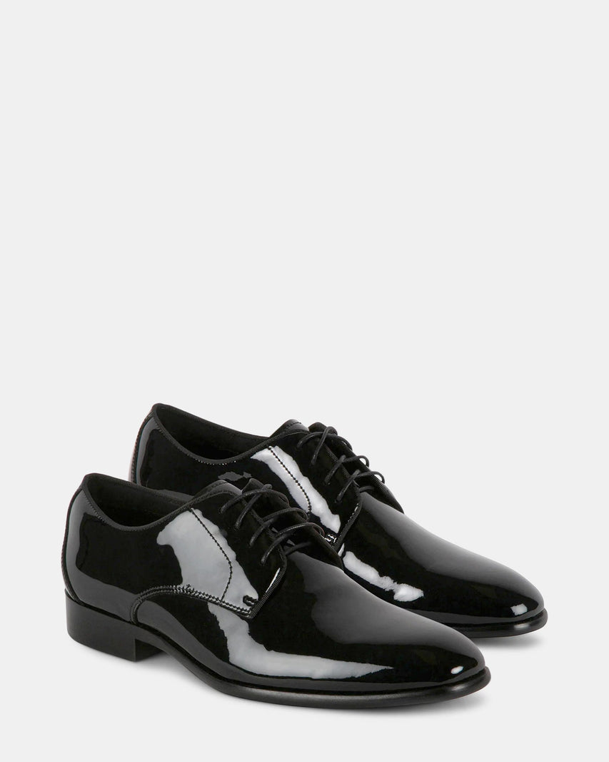 LAURENT BLACK PATENT - Men's Shoes - Steve Madden Canada