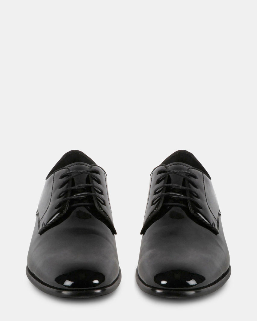 LAURENT BLACK PATENT - Men's Shoes - Steve Madden Canada