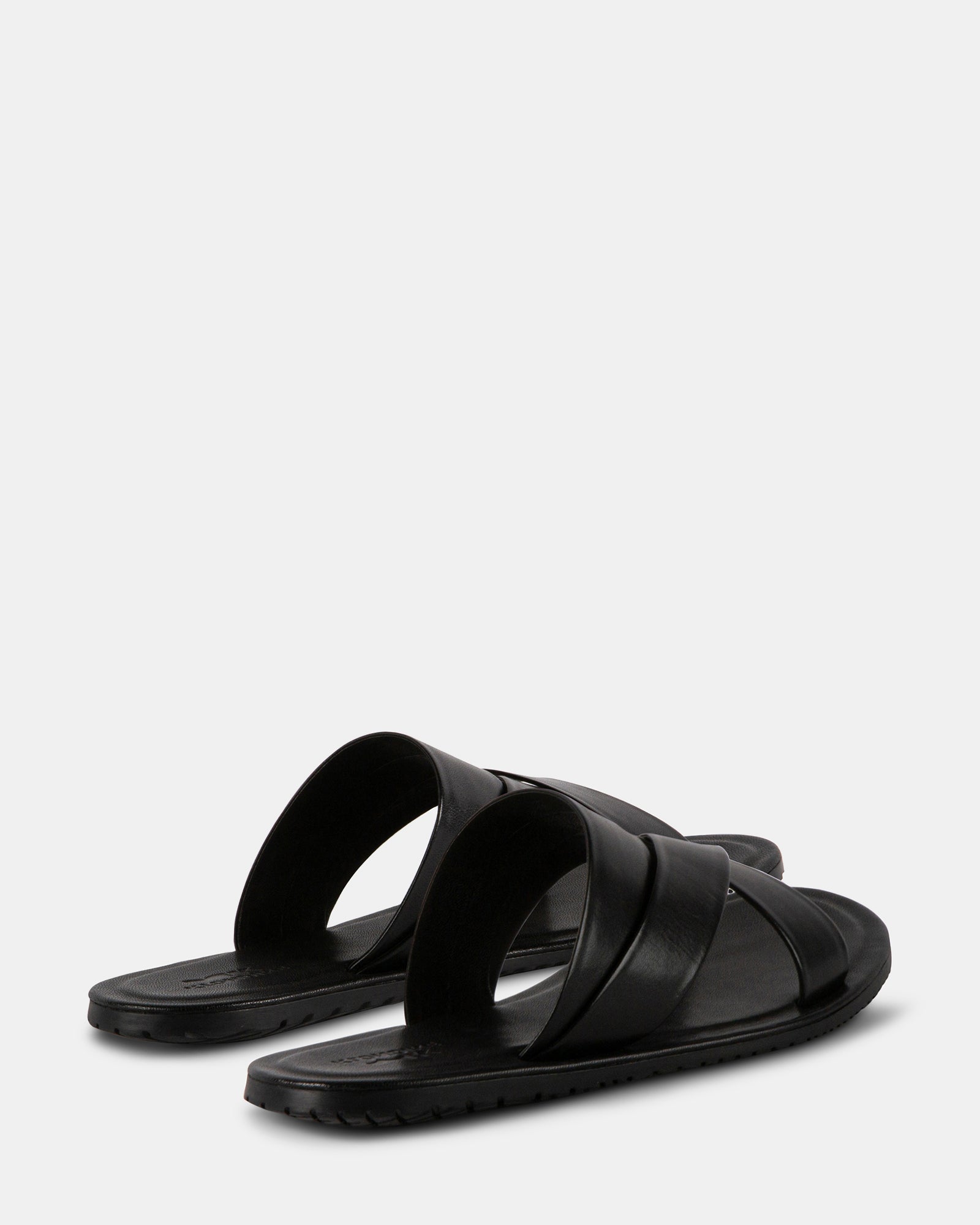 LEO BLACK LEATHER - Men's Shoes - Steve Madden Canada