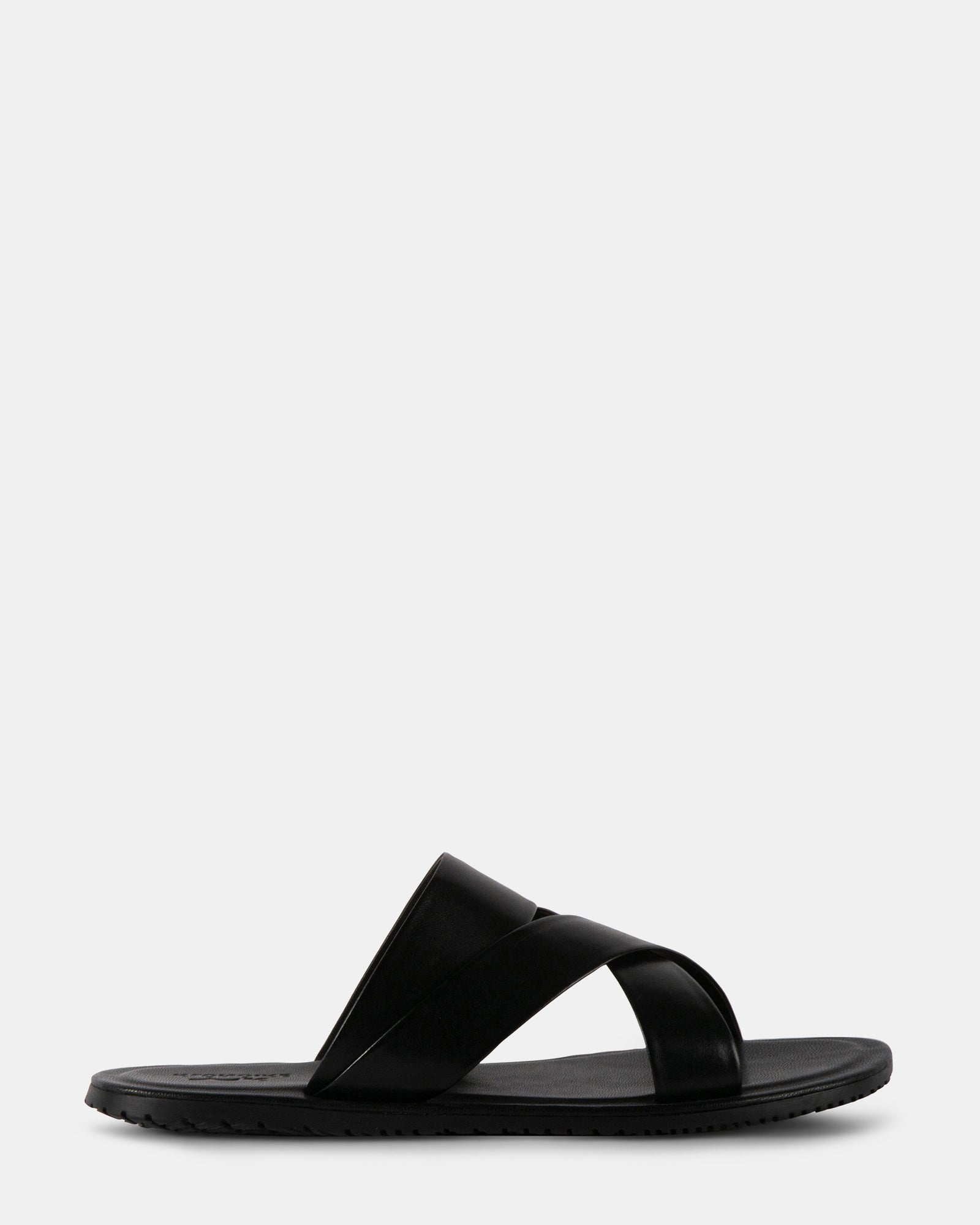 LEO BLACK LEATHER - Men's Shoes - Steve Madden Canada