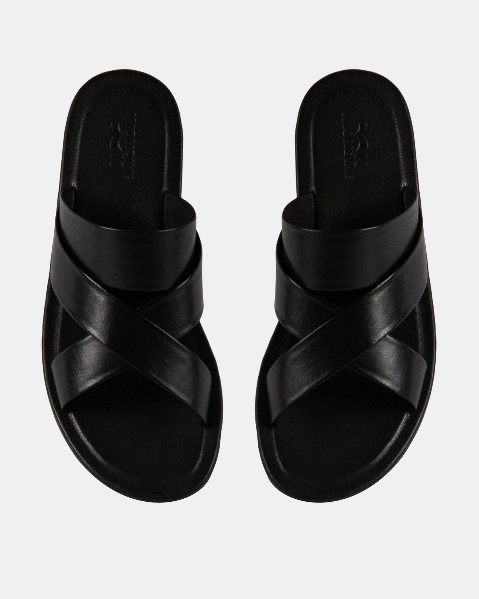 LEO BLACK LEATHER - Men's Shoes - Steve Madden Canada