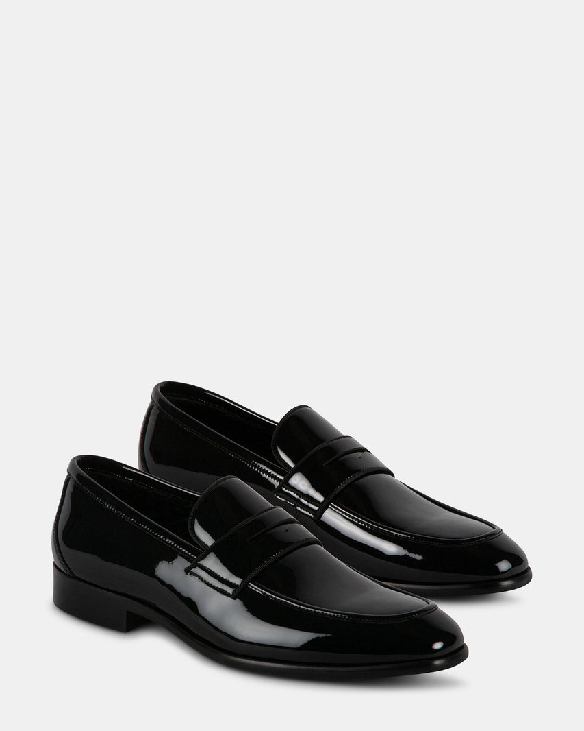 LYONN BLACK PATENT - Men's Shoes - Steve Madden Canada