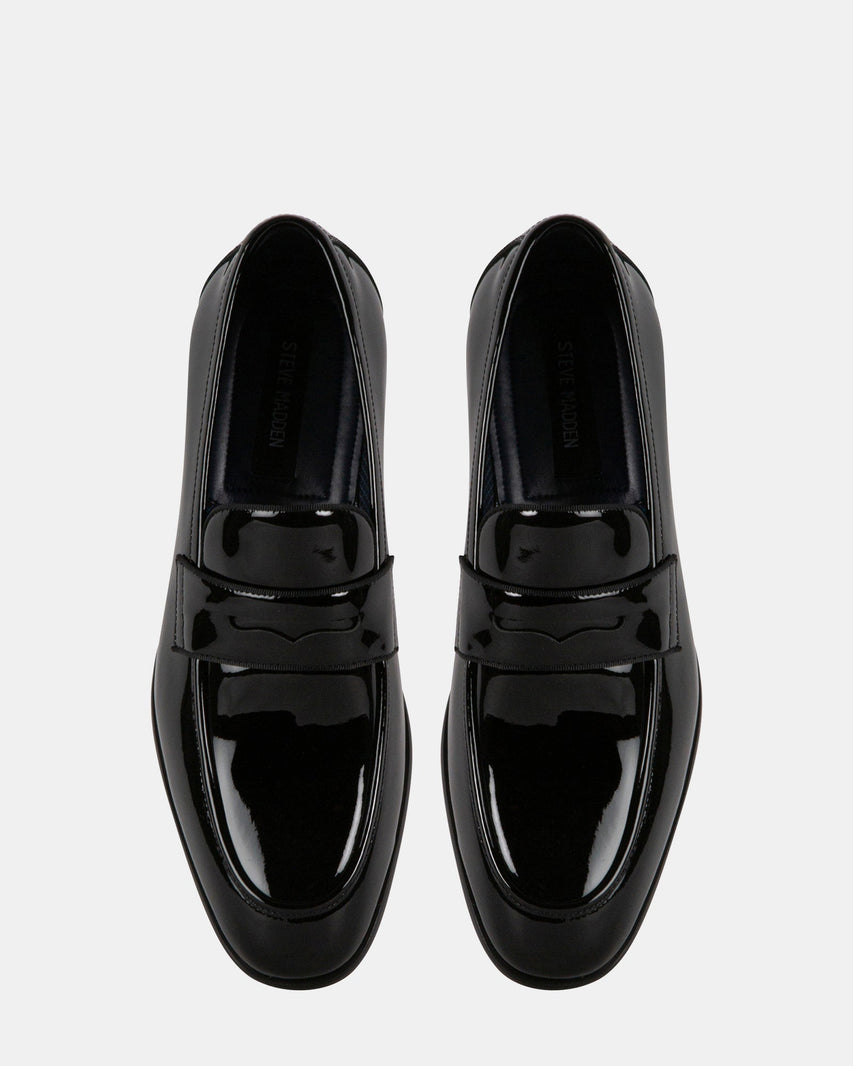 LYONN BLACK PATENT - Men's Shoes - Steve Madden Canada