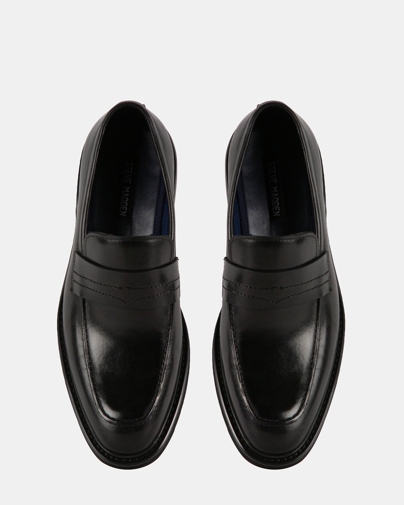 MAMMOTH BLACK LEATHER - Men's Shoes - Steve Madden Canada