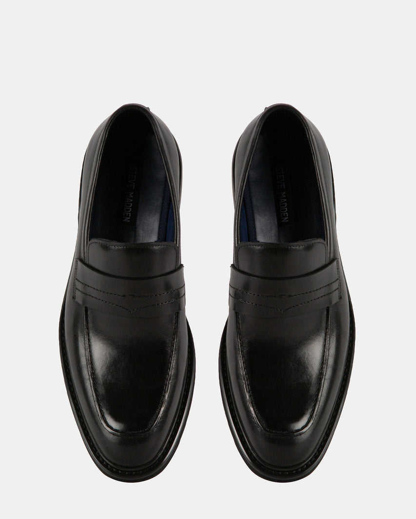 MAMMOTH BLACK LEATHER - Men's Shoes - Steve Madden Canada