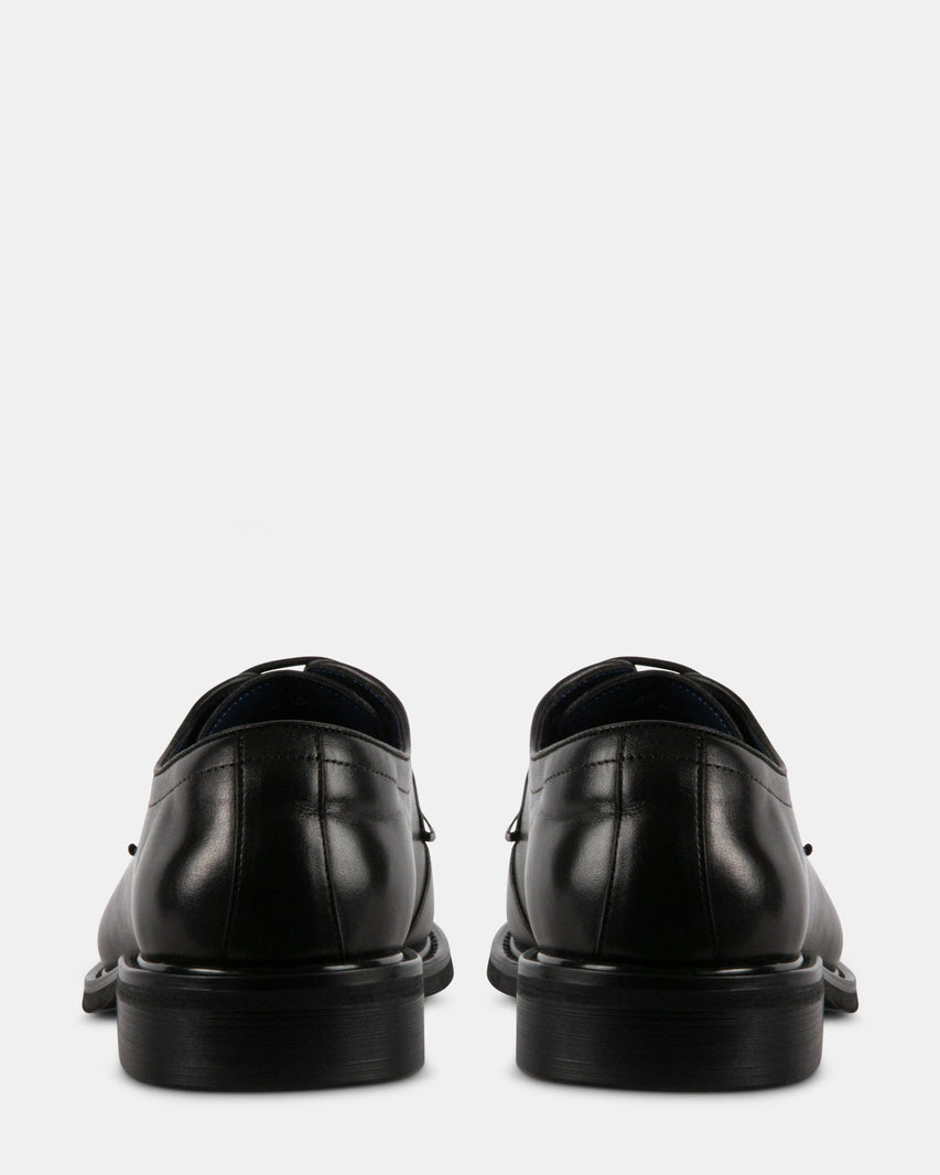 MARANA BLACK LEATHER - Men's Shoes - Steve Madden Canada