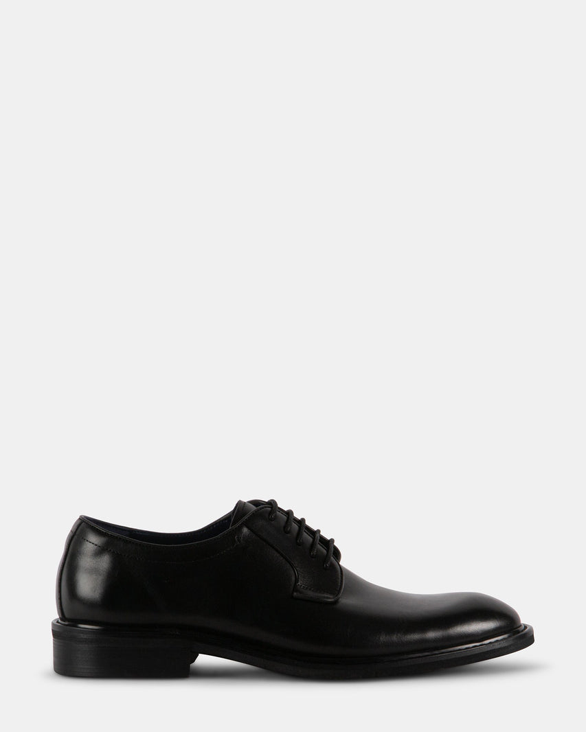 MARANA BLACK LEATHER - Men's Shoes - Steve Madden Canada