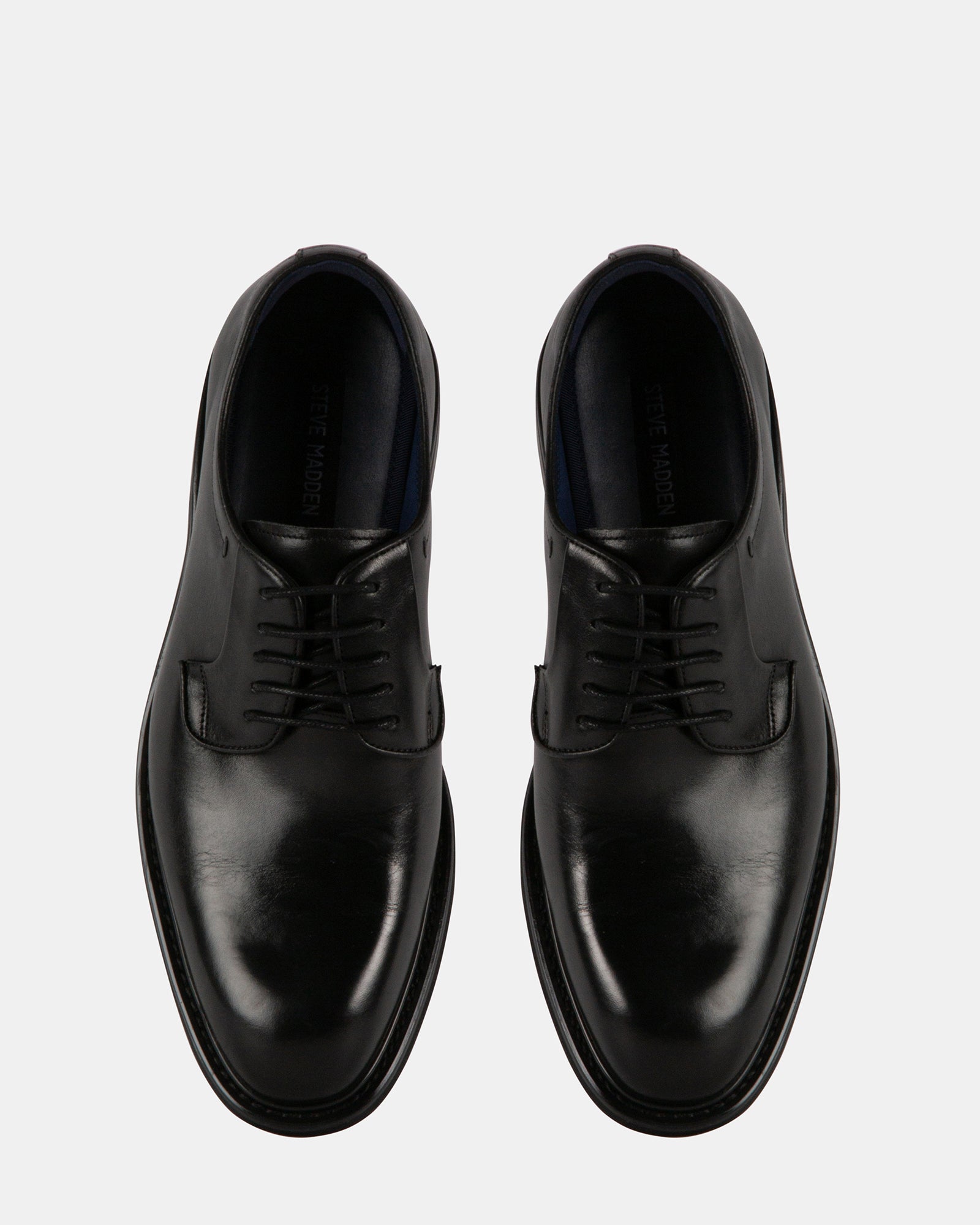 MARANA BLACK LEATHER - Men's Shoes - Steve Madden Canada