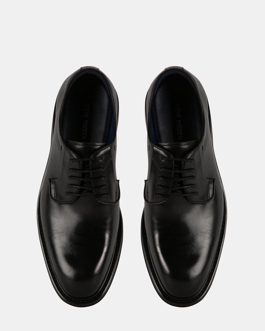 MARANA BLACK LEATHER - Men's Shoes - Steve Madden Canada