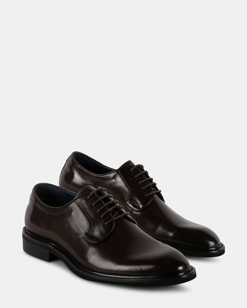 MARANA BROWN LEATHER - Men's Shoes - Steve Madden Canada