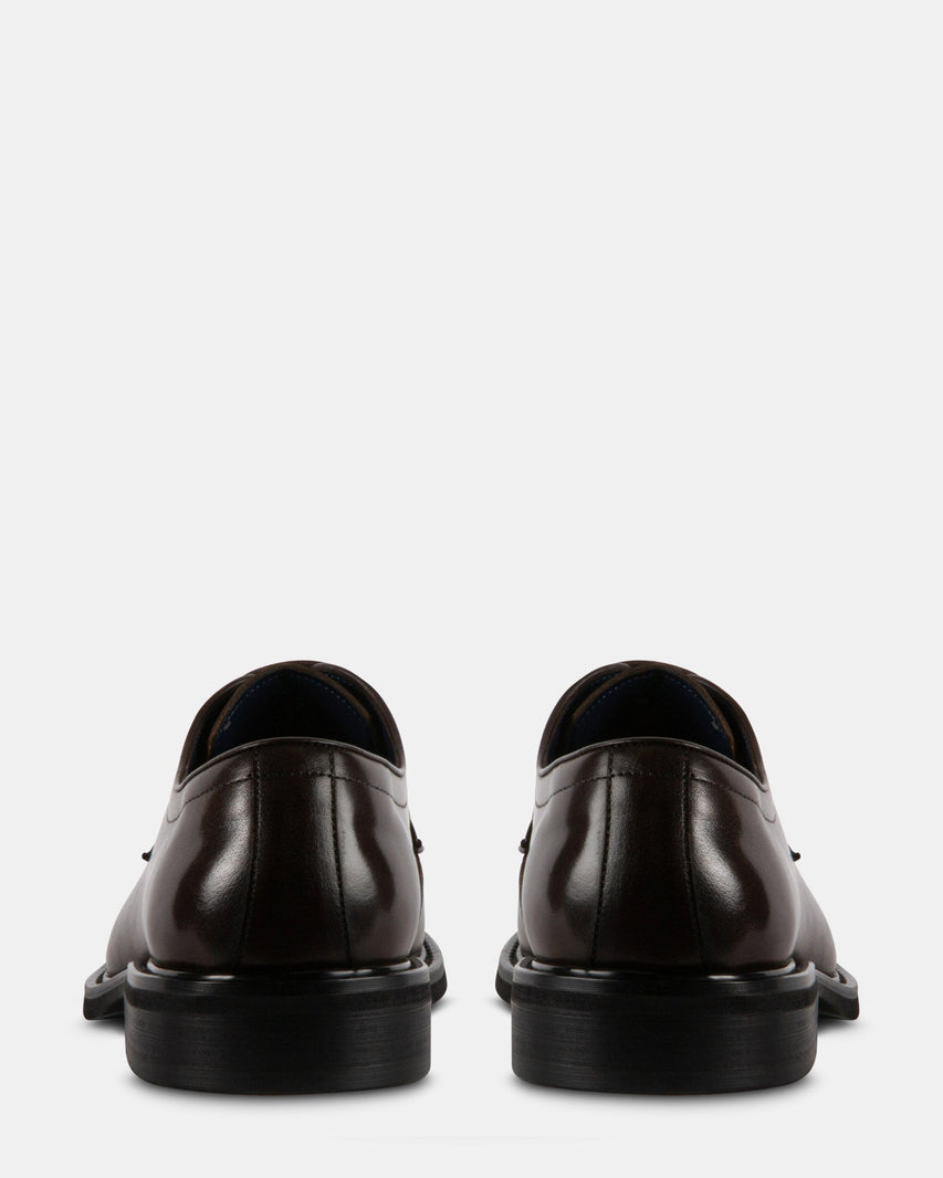 MARANA BROWN LEATHER - Men's Shoes - Steve Madden Canada