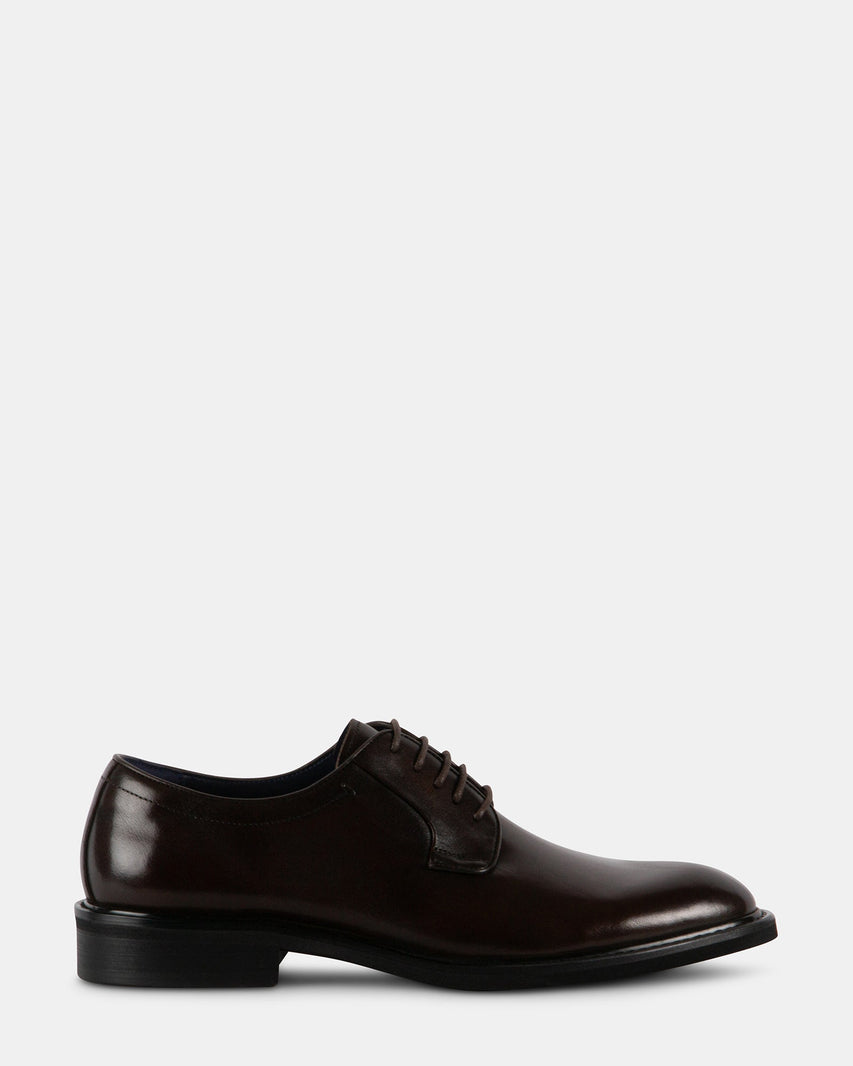 MARANA BROWN LEATHER - Men's Shoes - Steve Madden Canada