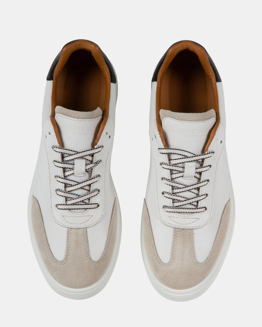RADARR WHITE LEATHER - Men's Shoes - Steve Madden Canada