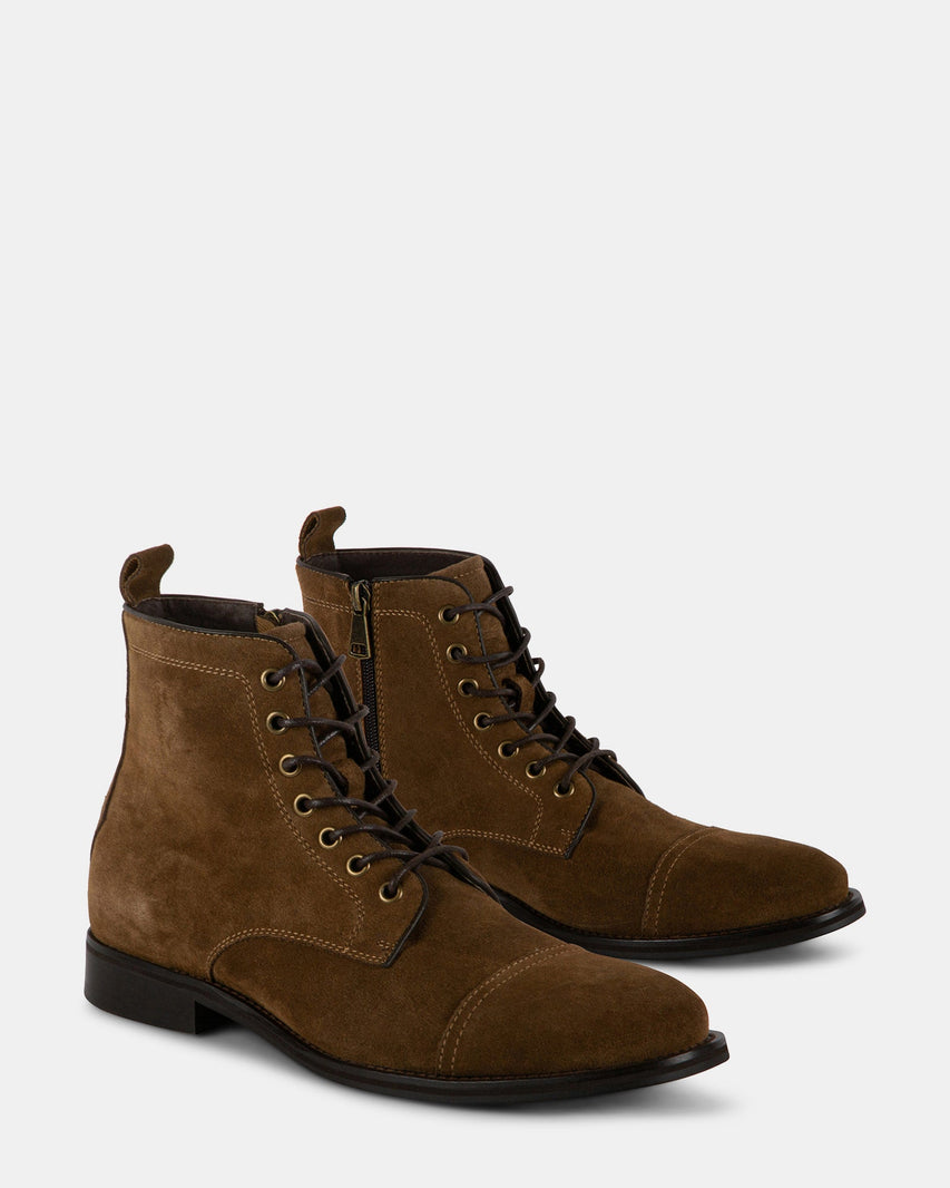RONALDO TOBACCO SUEDE - Men's Shoes - Steve Madden Canada