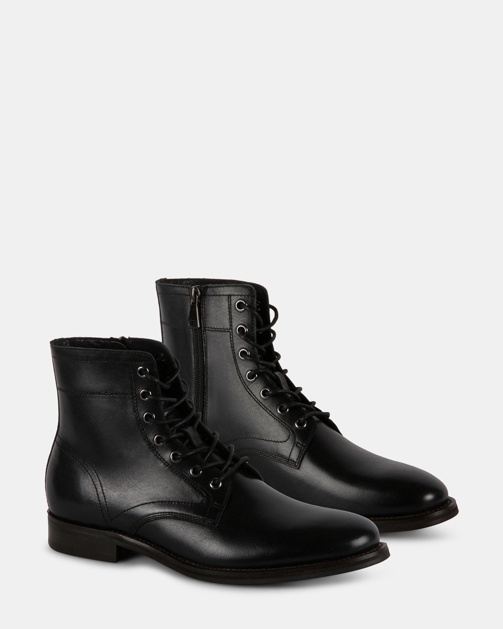 ROYY BLACK LEATHER - Men's Shoes - Steve Madden Canada
