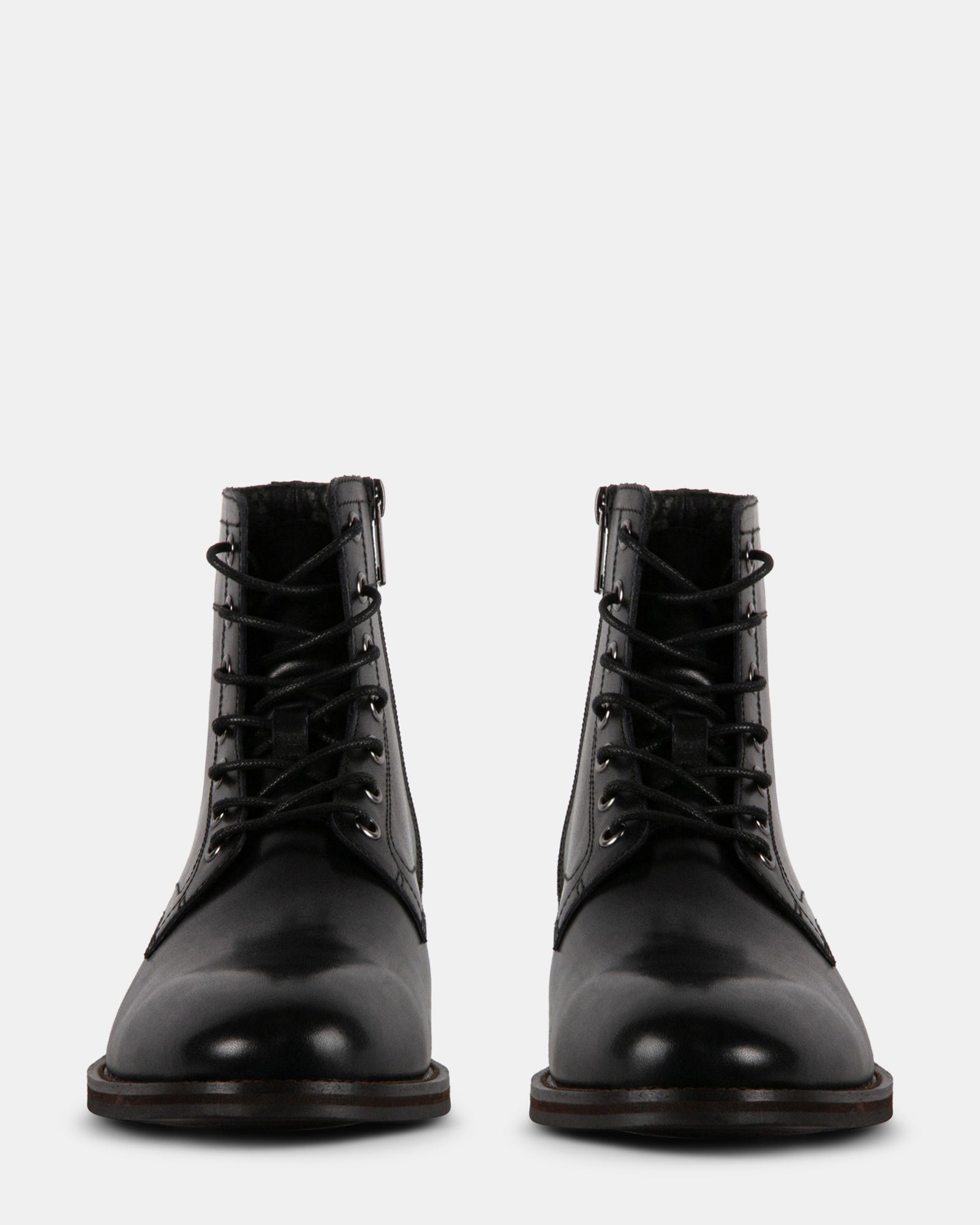 ROYY BLACK LEATHER - Men's Shoes - Steve Madden Canada