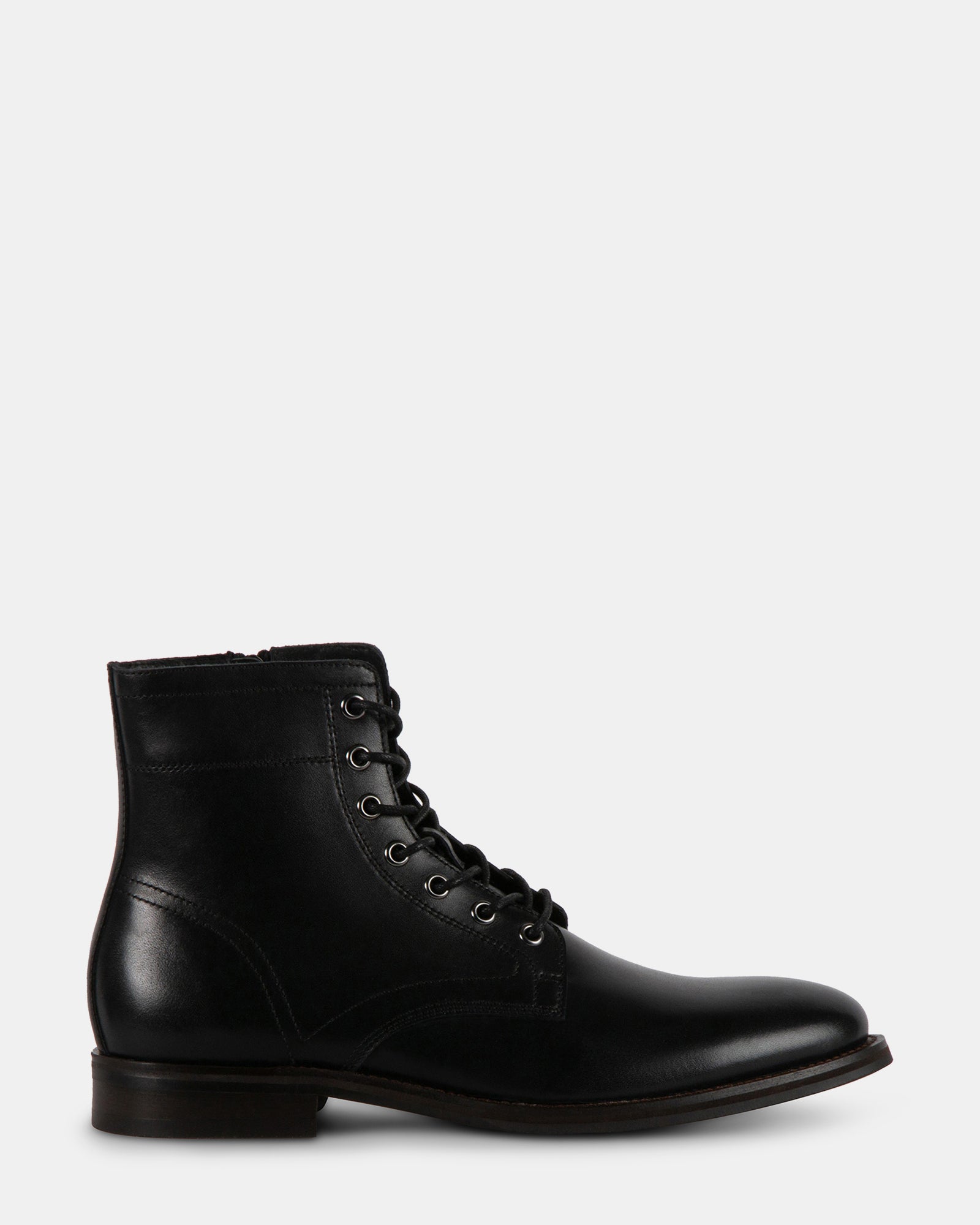 ROYY BLACK LEATHER - Men's Shoes - Steve Madden Canada