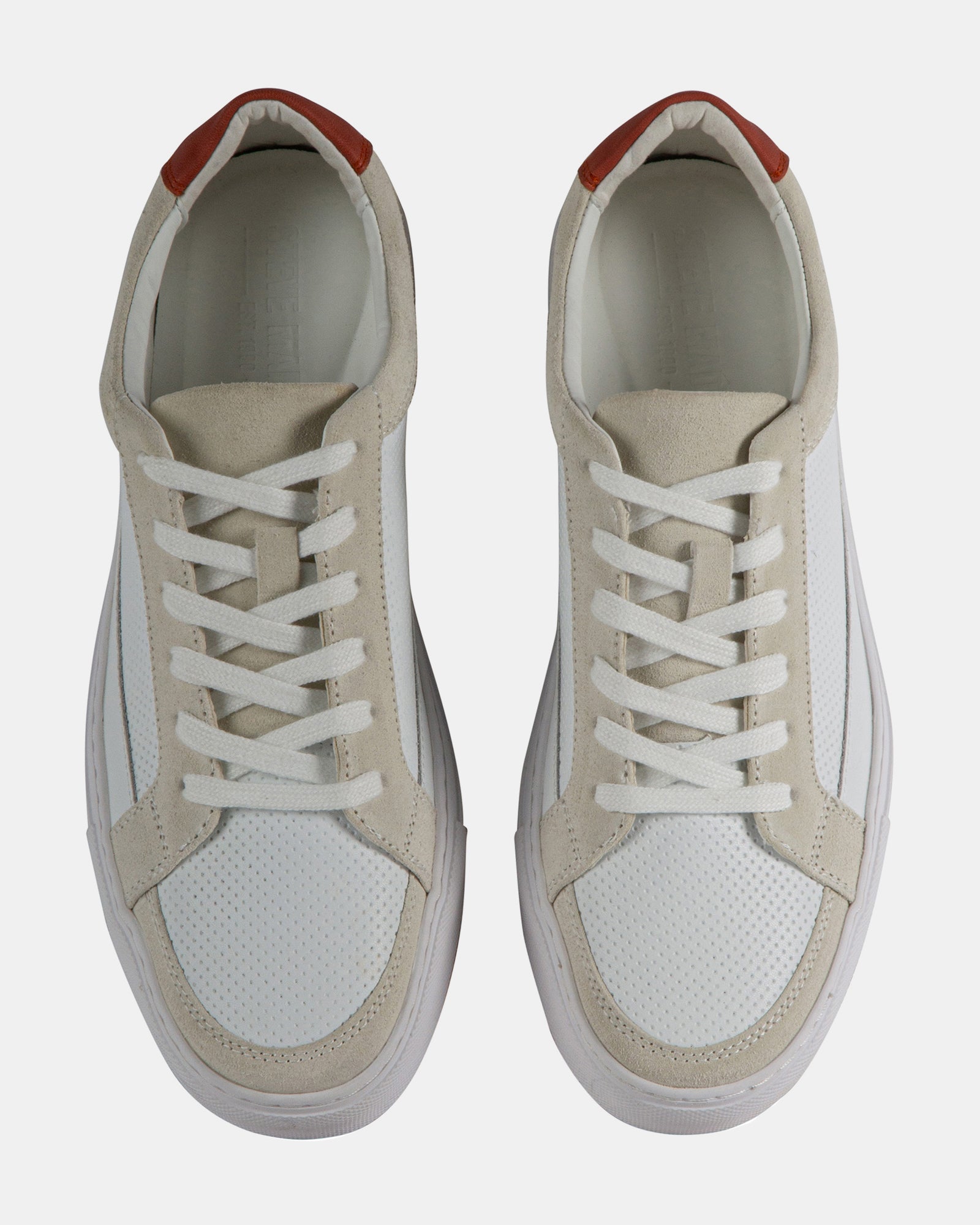 RYCKIE WHITE LEATHER - Men's Shoes - Steve Madden Canada