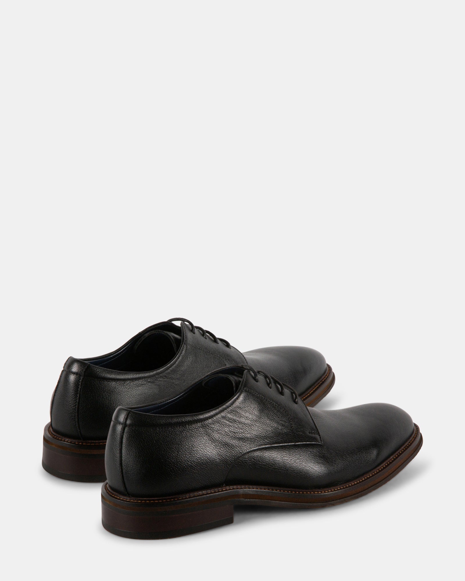 SITTLERR BLACK LEATHER - Men's Shoes - Steve Madden Canada