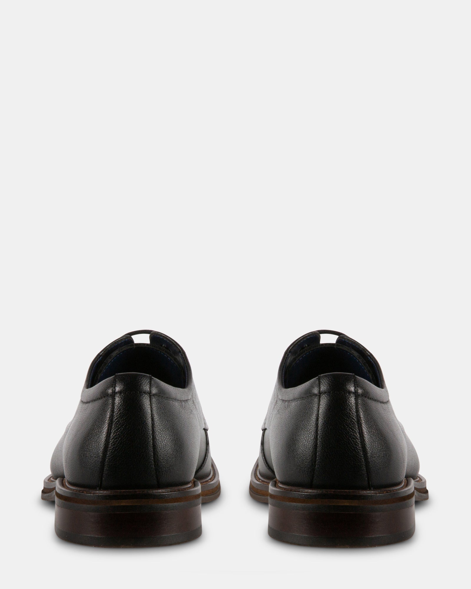 SITTLERR BLACK LEATHER - Men's Shoes - Steve Madden Canada