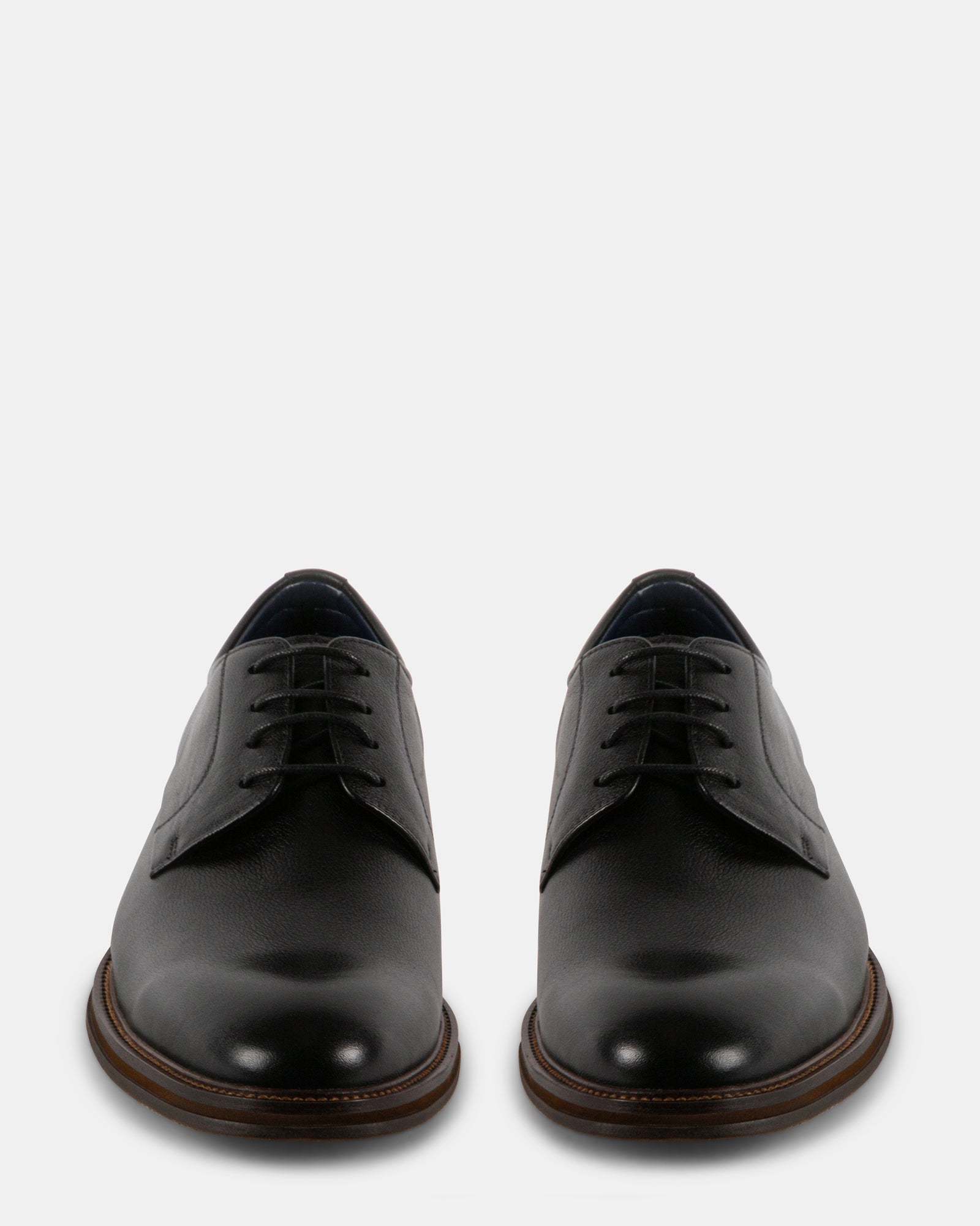 SITTLERR BLACK LEATHER - Men's Shoes - Steve Madden Canada