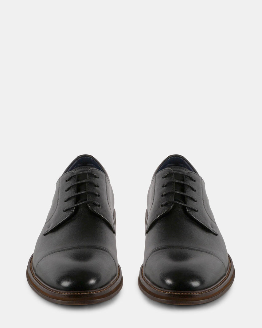 STANNIS BLACK LEATHER - Men's Shoes - Steve Madden Canada