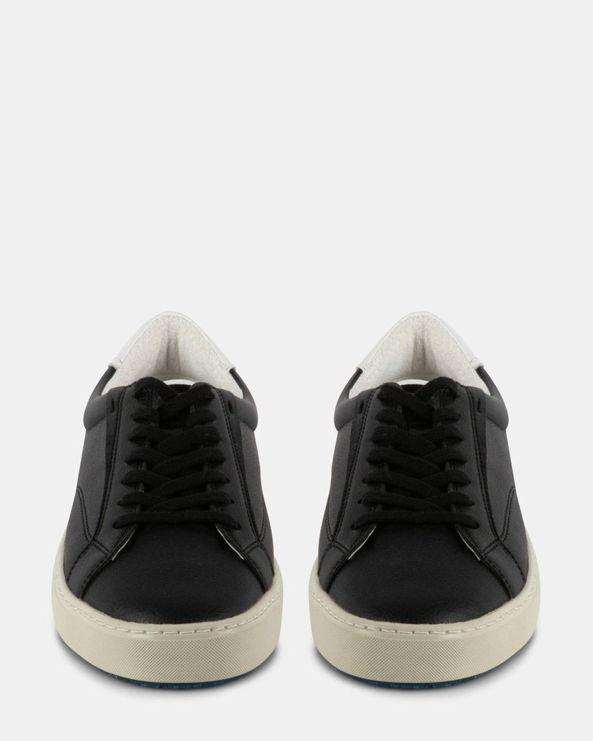 XAVVIER BLACK-WHITE LEATHER - Men's Shoes - Steve Madden Canada