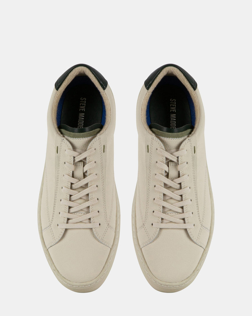 XAVVIER CREME LEATHER - Men's Shoes - Steve Madden Canada