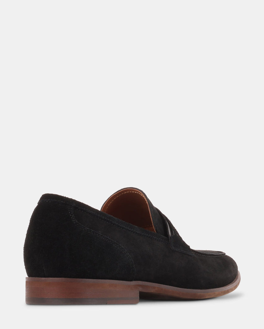 BREMEN BLACK SUEDE - Men's Shoes - Steve Madden Canada