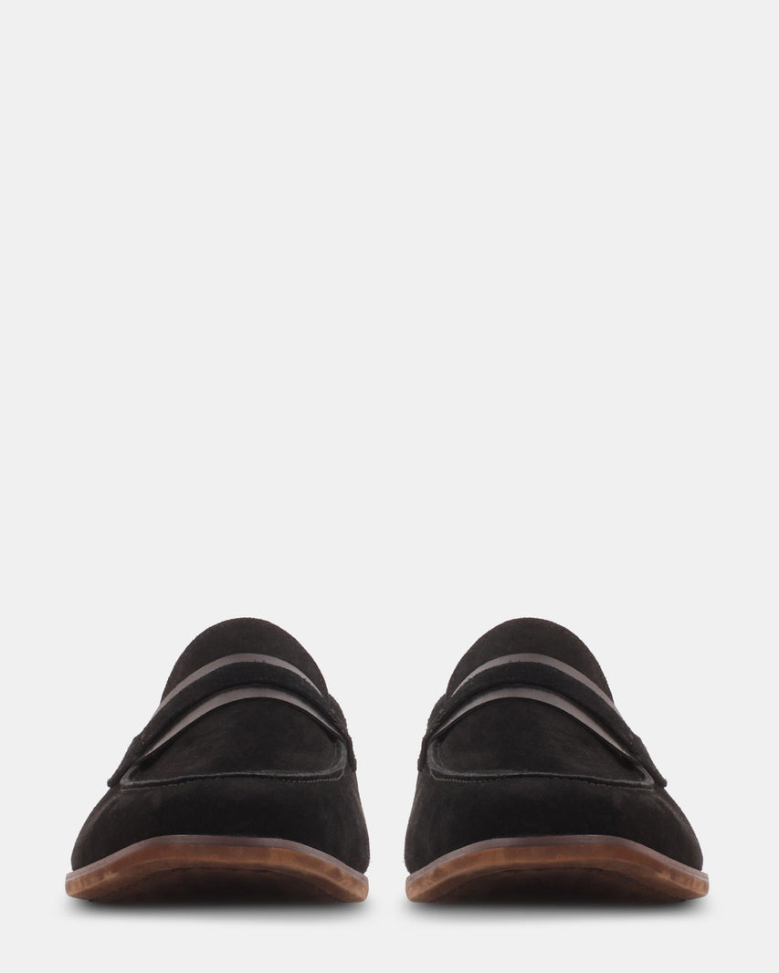 BREMEN BLACK SUEDE - Men's Shoes - Steve Madden Canada