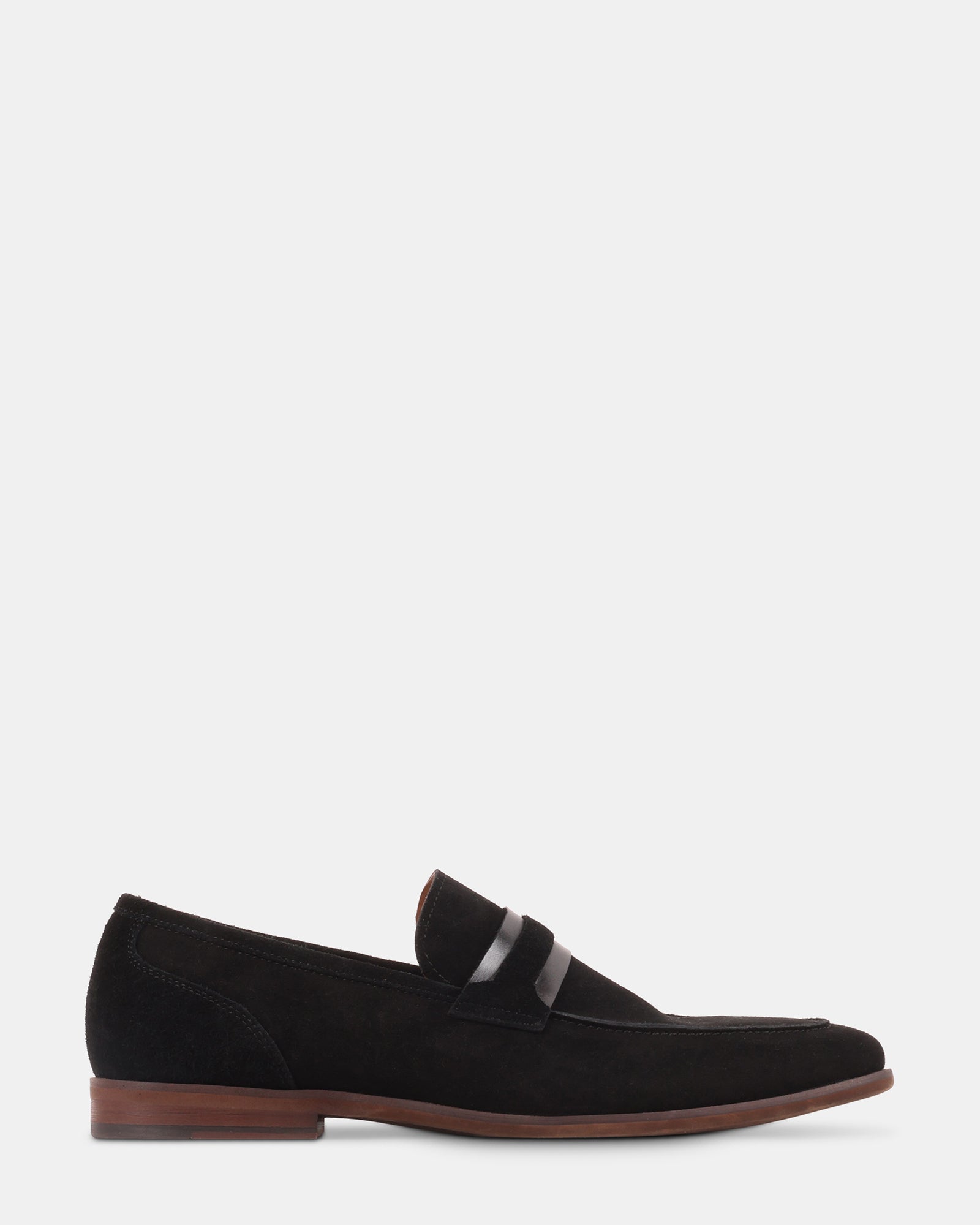BREMEN BLACK SUEDE - Men's Shoes - Steve Madden Canada