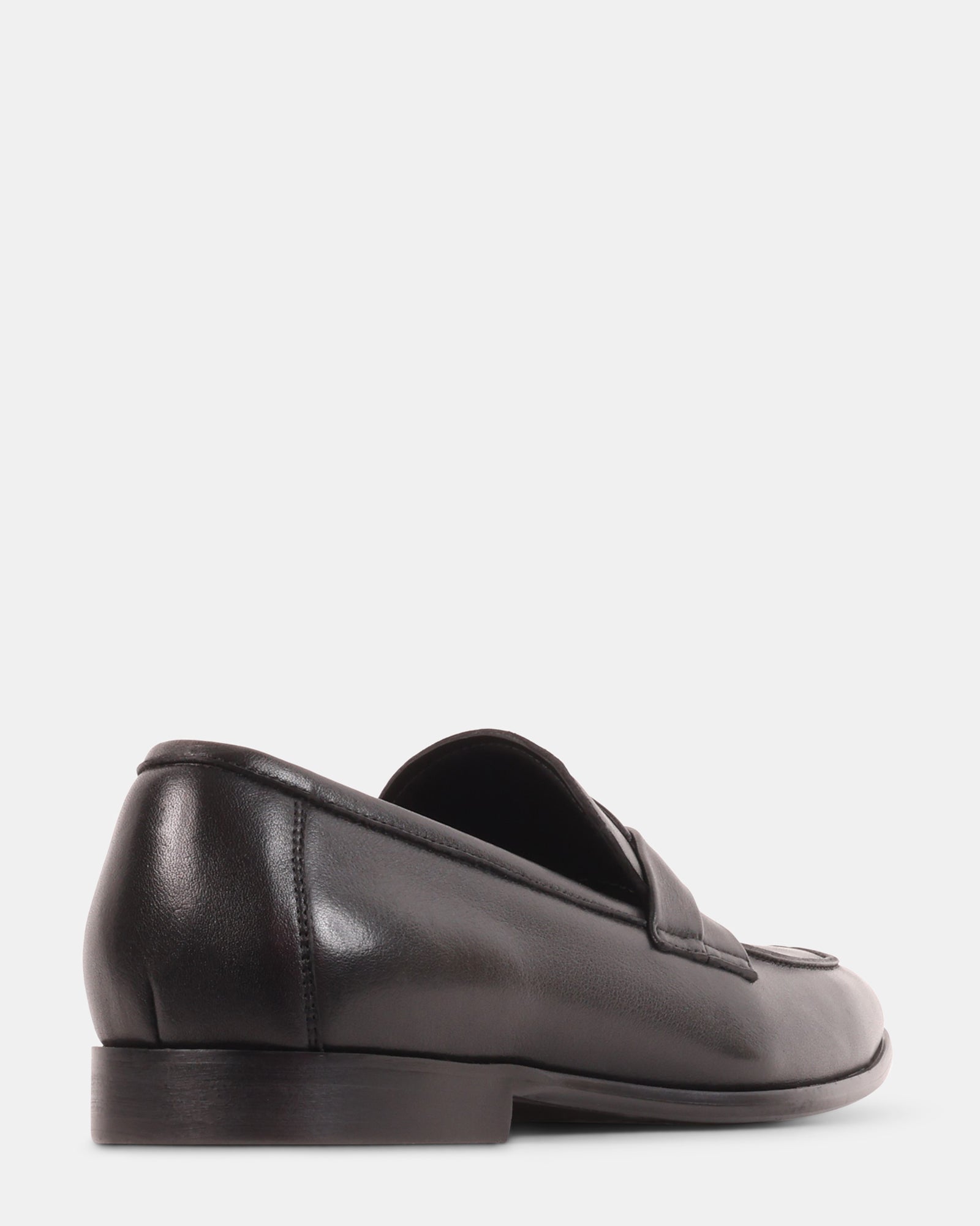 CHEVOIT BLACK LEATHER - Men's Shoes - Steve Madden Canada