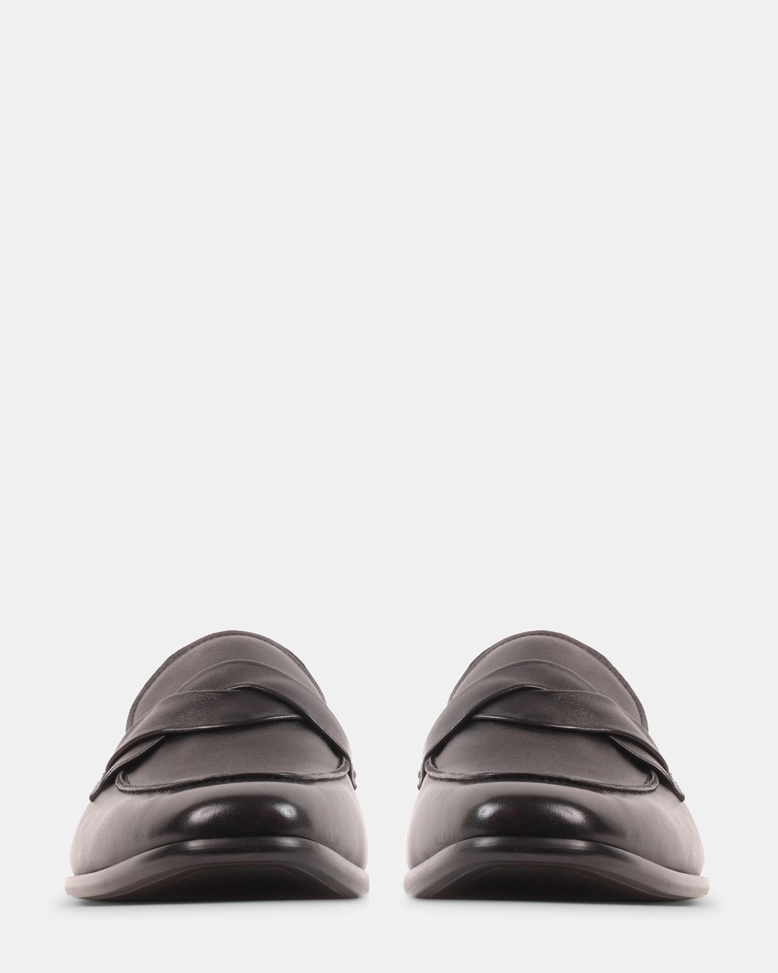 CHEVOIT BLACK LEATHER - Men's Shoes - Steve Madden Canada