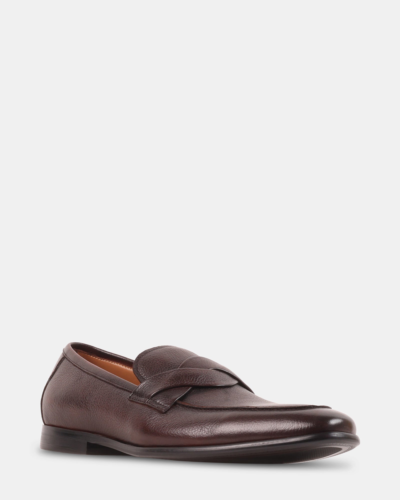 CHEVOIT BROWN LEATHER - Men's Shoes - Steve Madden Canada