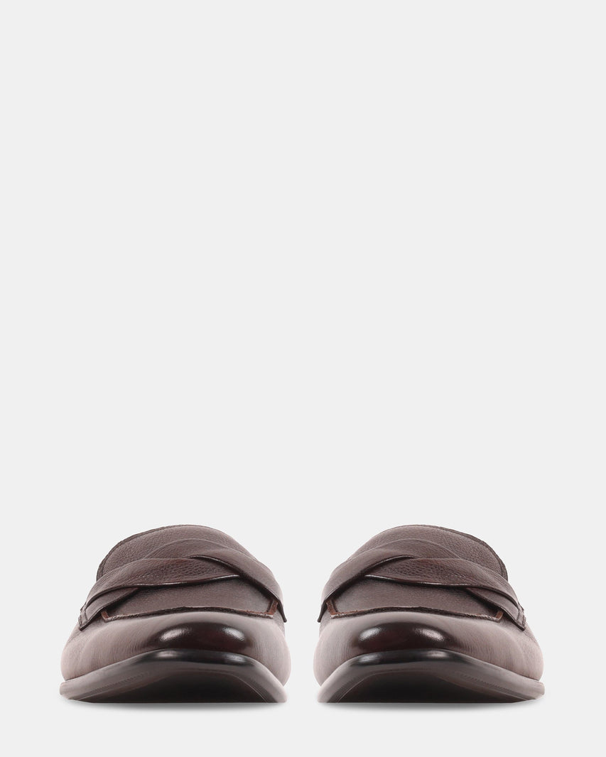 CHEVOIT BROWN LEATHER - Men's Shoes - Steve Madden Canada
