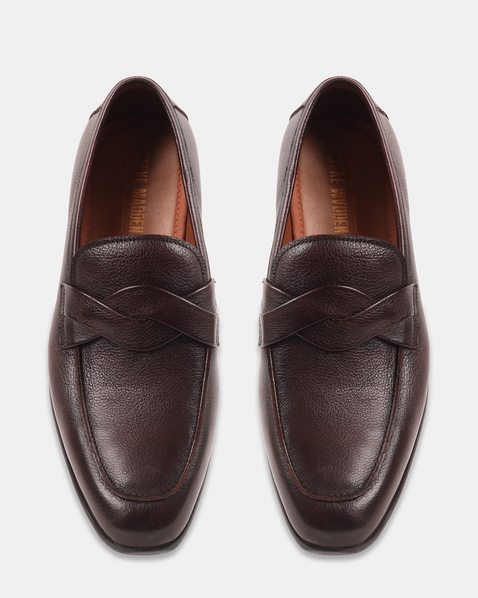 CHEVOIT BROWN LEATHER - Men's Shoes - Steve Madden Canada