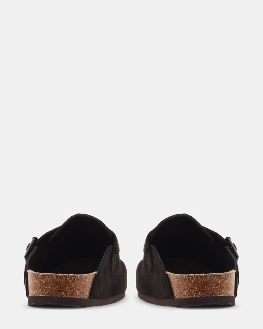 CLOG BLACK SUEDE - Men's Shoes - Steve Madden Canada