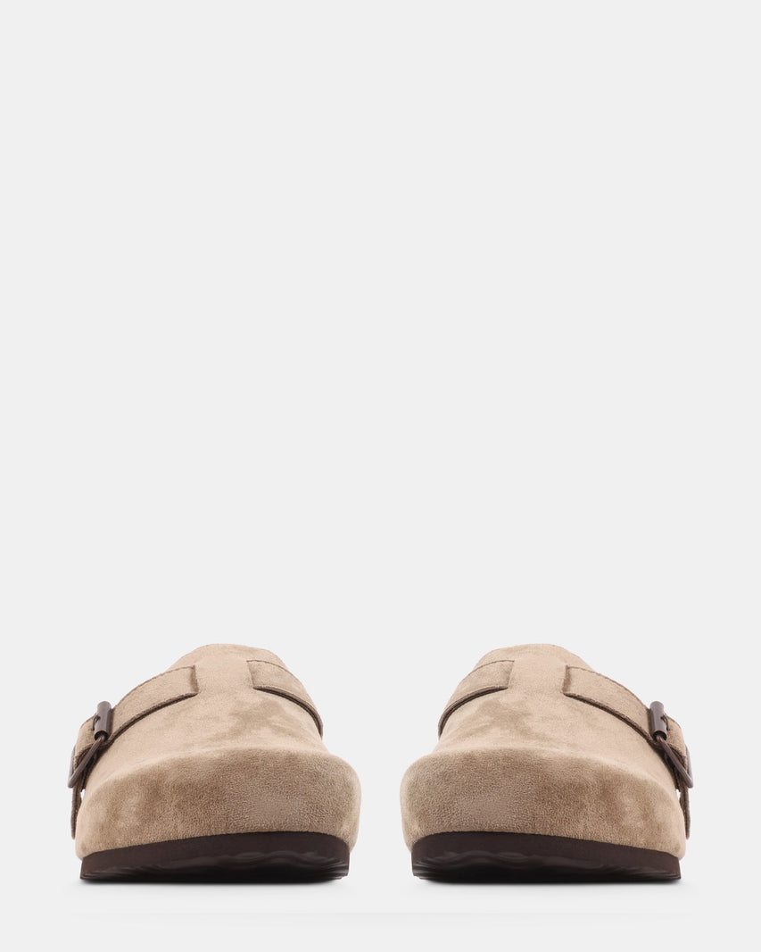 CLOG TAUPE SUEDE - Men's Shoes - Steve Madden Canada