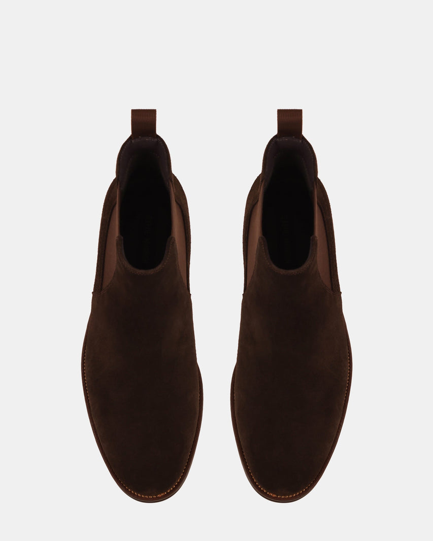 DANZIG BROWN SUEDE - Men's Shoes - Steve Madden Canada