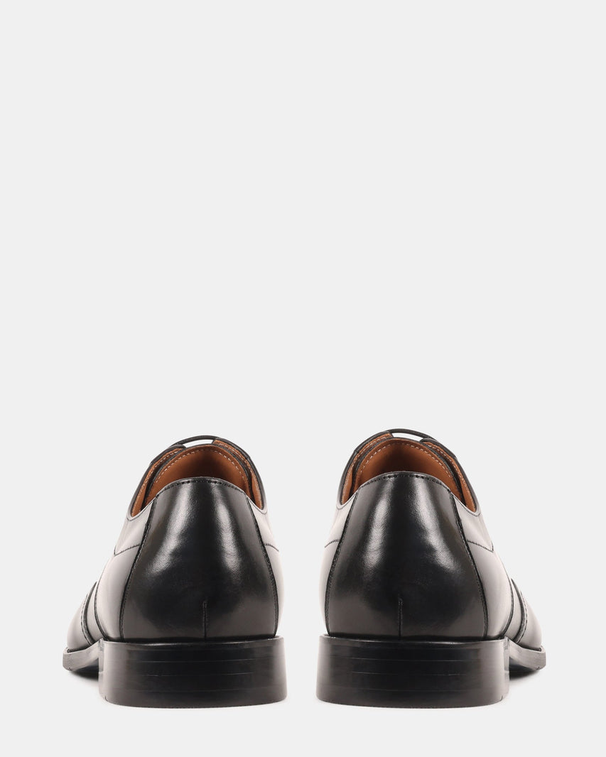 DISTRO BLACK LEATHER - Men's Shoes - Steve Madden Canada