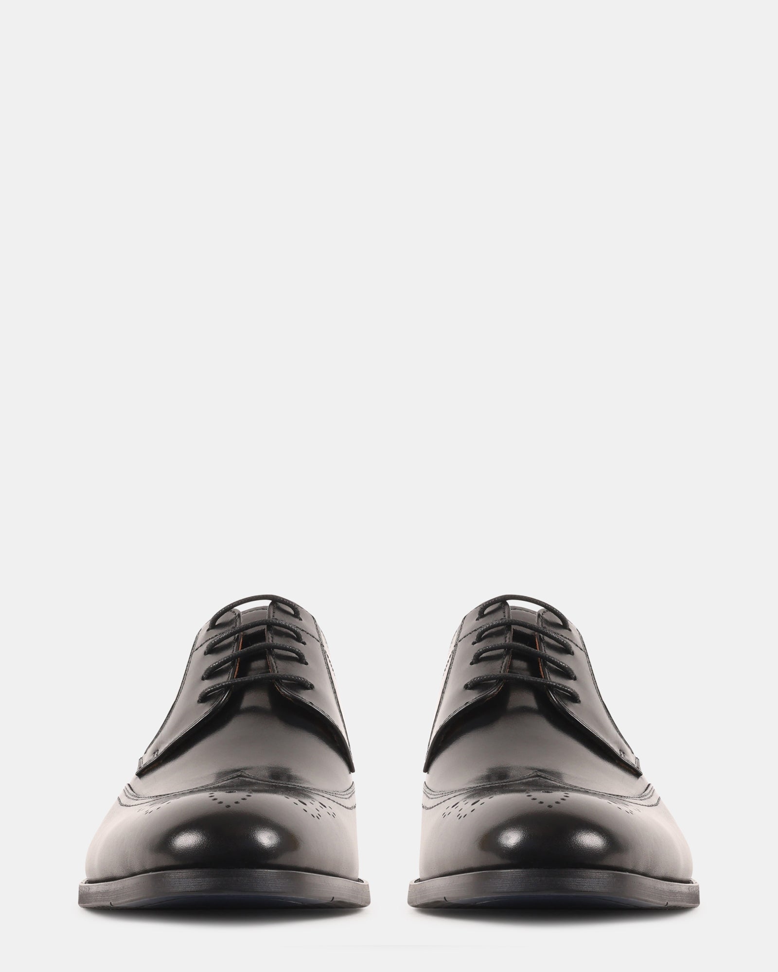 DISTRO BLACK LEATHER - Men's Shoes - Steve Madden Canada