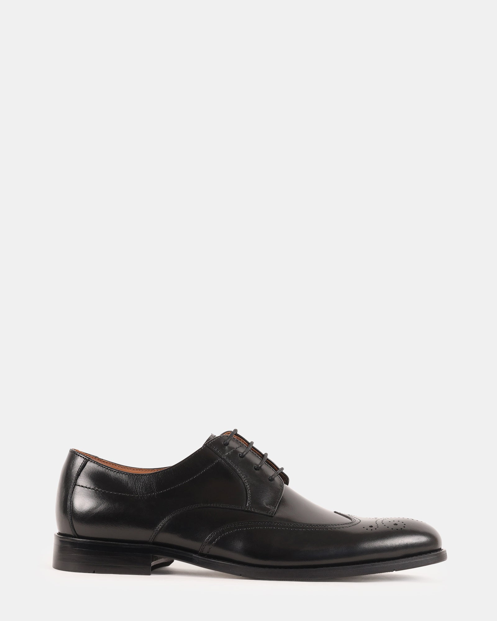 DISTRO BLACK LEATHER - Men's Shoes - Steve Madden Canada