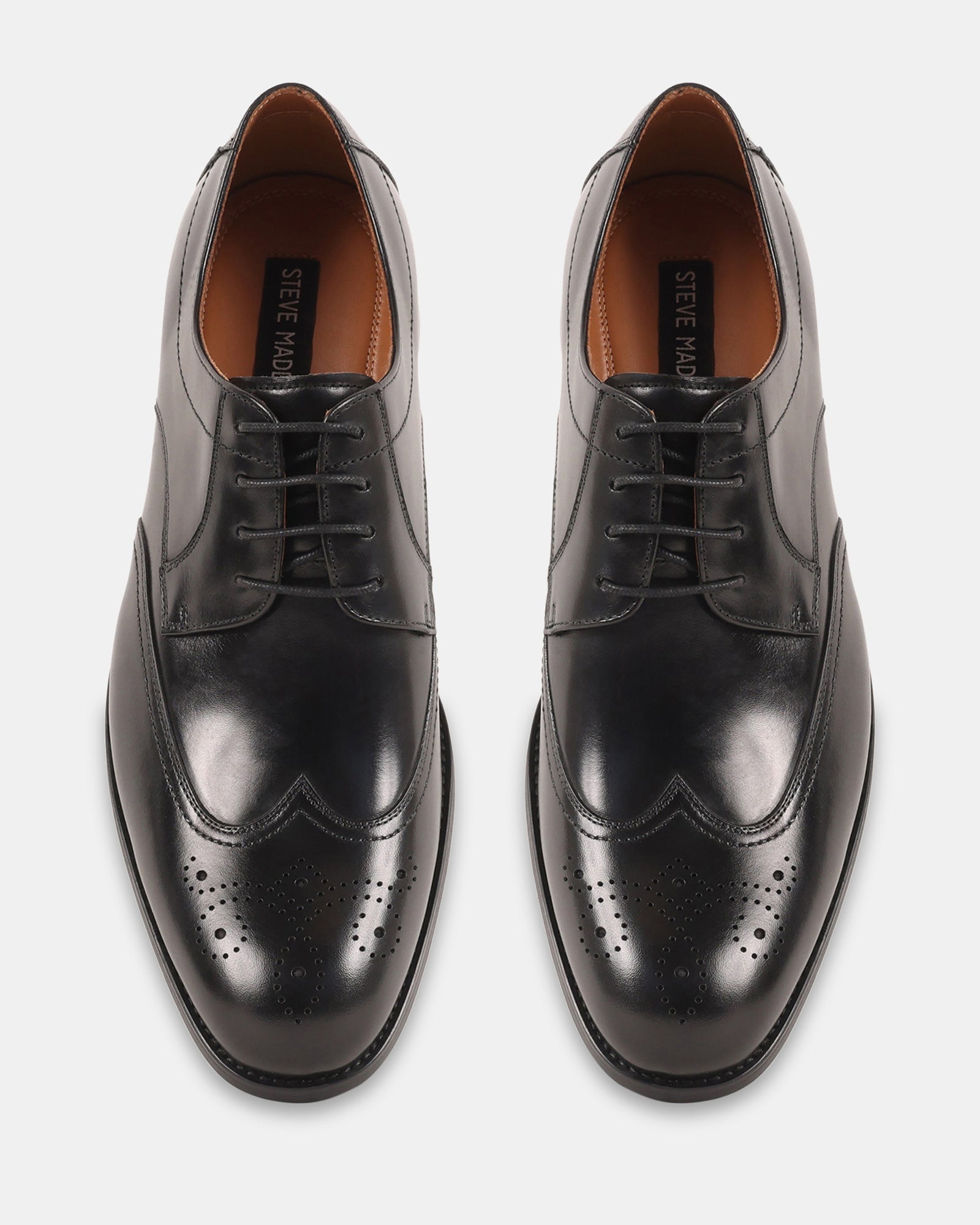 DISTRO BLACK LEATHER - Men's Shoes - Steve Madden Canada