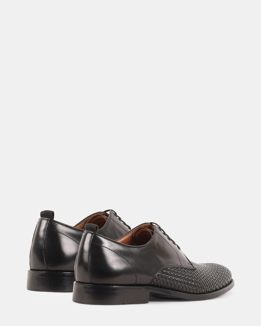 DONNIS BLACK LEATHER - Men's Shoes - Steve Madden Canada