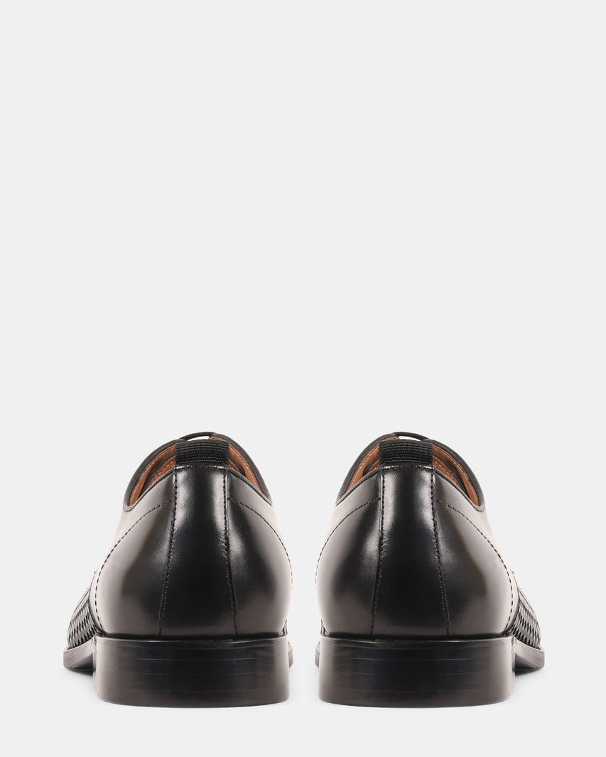 DONNIS BLACK LEATHER - Men's Shoes - Steve Madden Canada