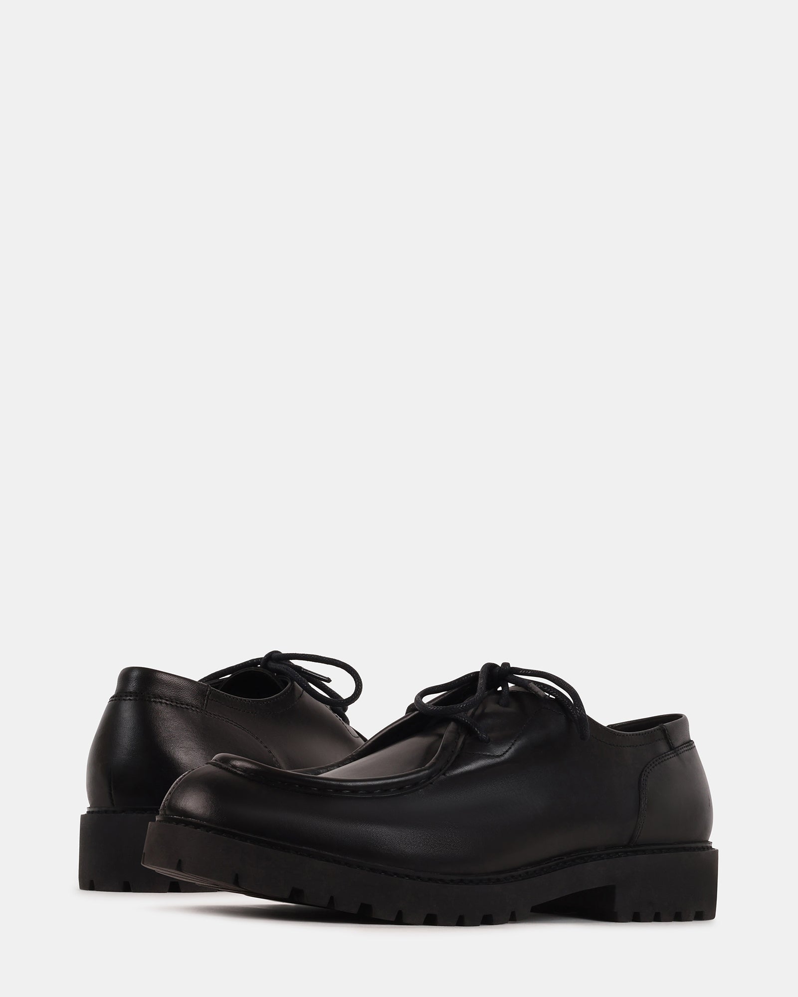 ELROYY BLACK LEATHER - Men's Shoes - Steve Madden Canada