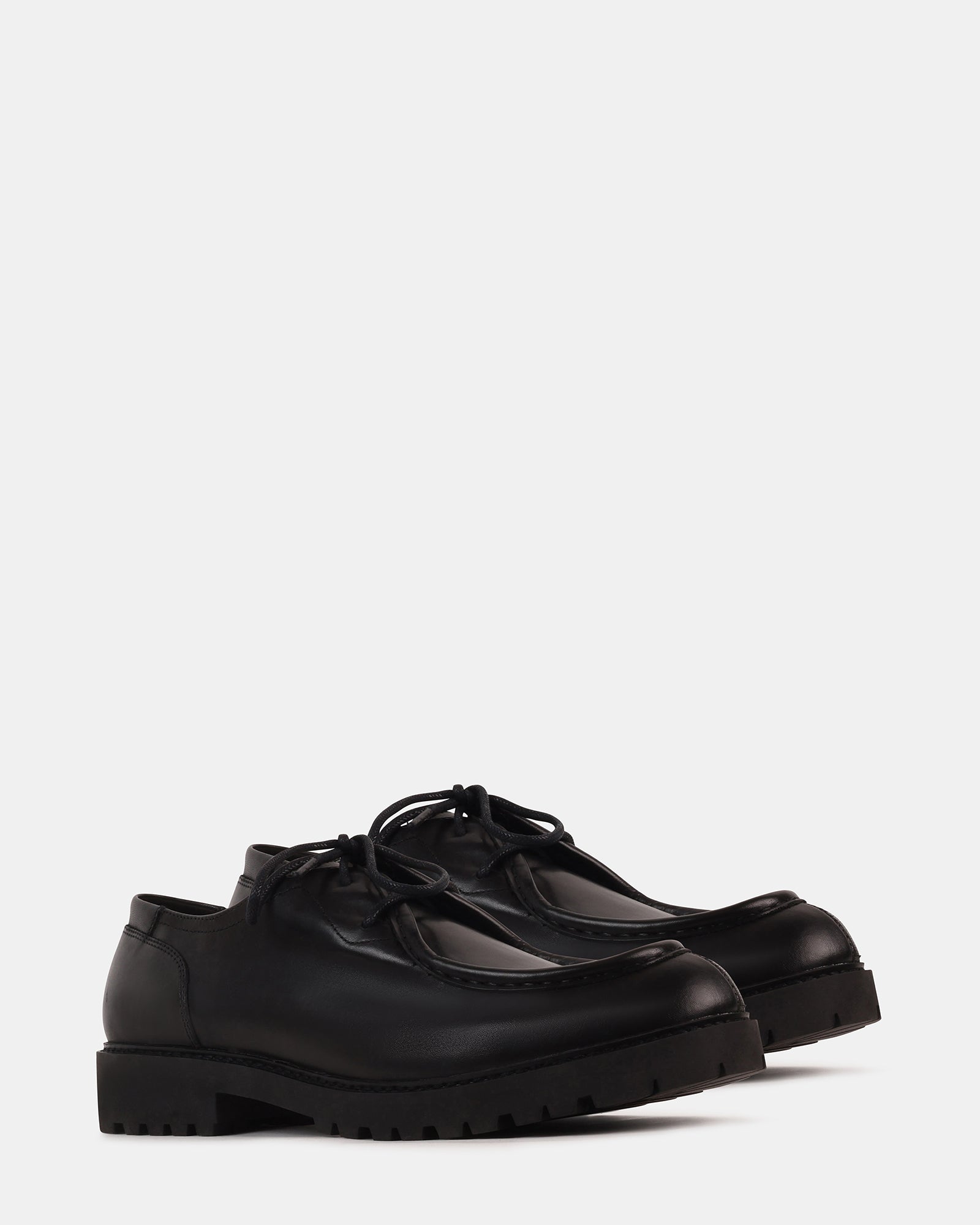 ELROYY BLACK LEATHER - Men's Shoes - Steve Madden Canada