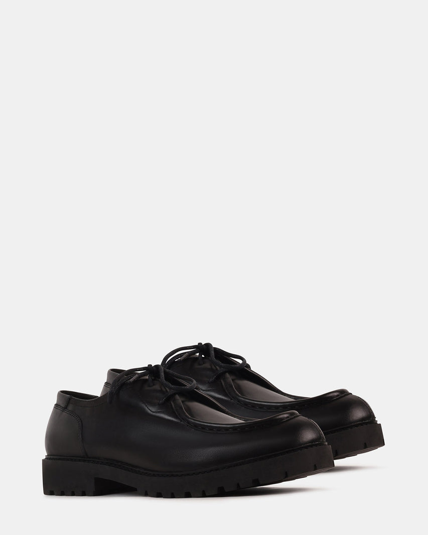 ELROYY BLACK LEATHER - Men's Shoes - Steve Madden Canada